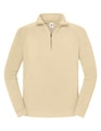 Sweater met Rits Fruit of the Loom Iconic Premium Dessert Sand